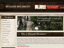 Tablet Screenshot of musashi-miyamoto.com
